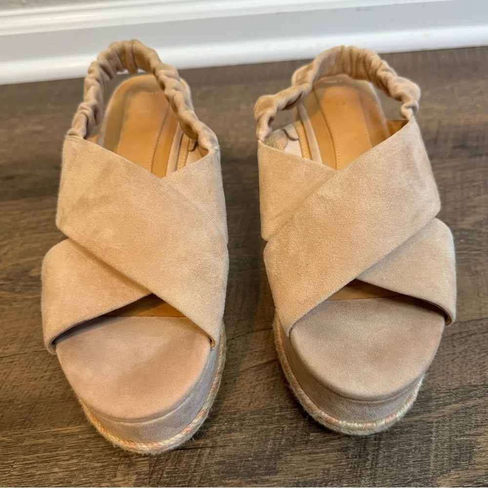 Joie Garden Platform Espadrille Wedge Sandal- Blush, Size 8.5 - Picture 11 of 12